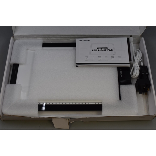 836 - LED light/tracing pad by Huion, boxed in as new condition, working when tested.