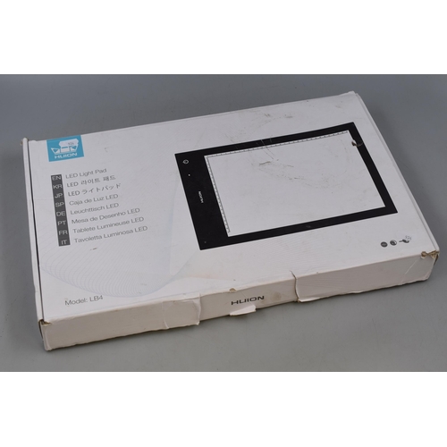 836 - LED light/tracing pad by Huion, boxed in as new condition, working when tested.