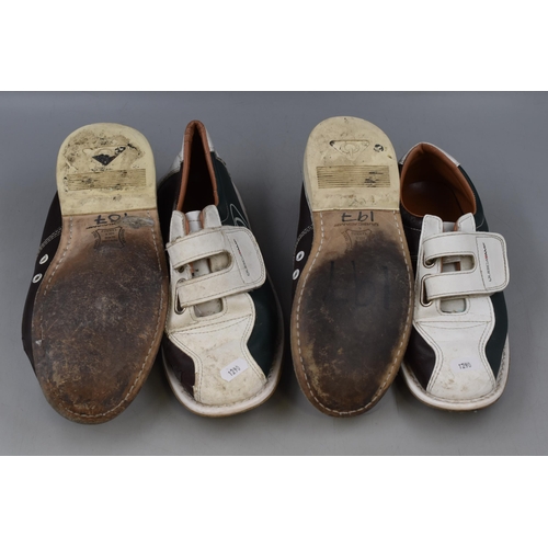 843 - Two Pairs of Bowling Shoes by Qubica AMF Sizes 7 and 10