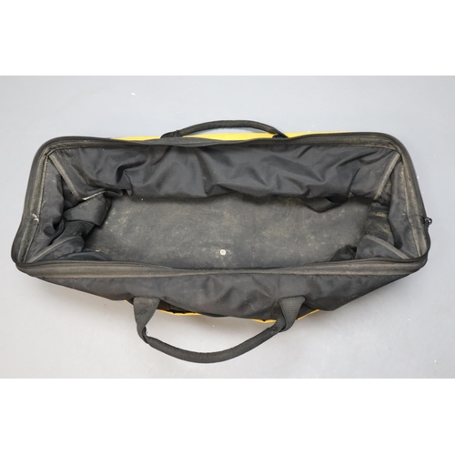 866 - LARGE DeWalt Canvas Tool Bag with Spare Shoulder Strap