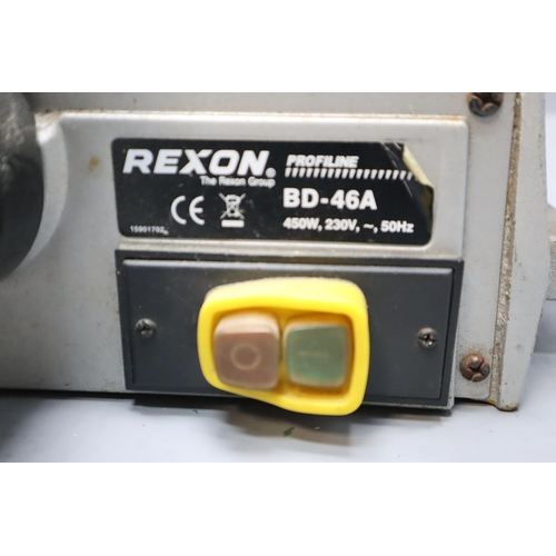 779 - Rexon Profiline BD-46A Bench Grinder/Belt Sander (Powers On When Tested)