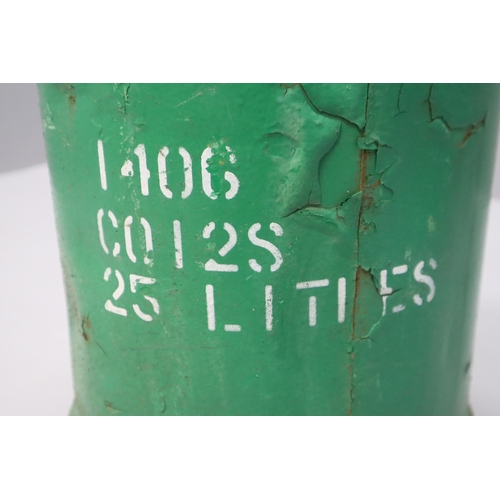 735 - Vintage Castrol 25 Litres Gasoline Storage Can with Lid Approx 22