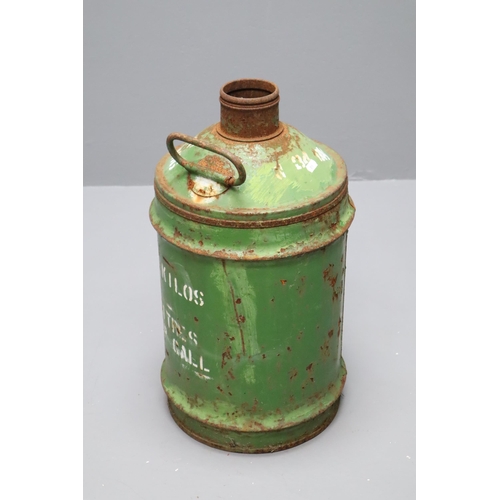 737 - Vintage Castrol 25 Litres Gasoline Storage Can Approx 22