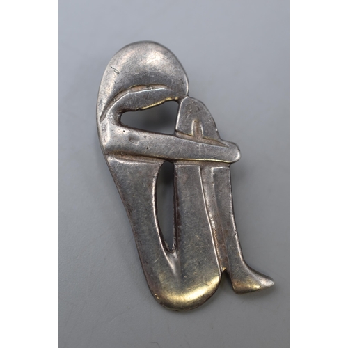 1 - Vintage Silver 925 Brooch