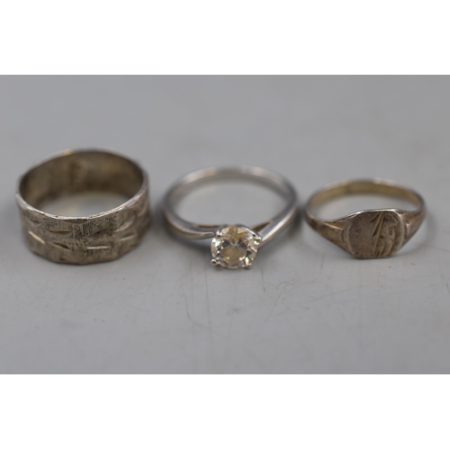 52 - Selection of 5 Silver 925 Rings