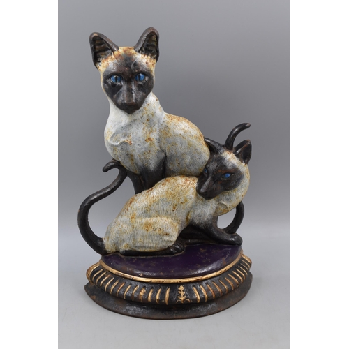 Lot - Cast Iron Cat Doorstop