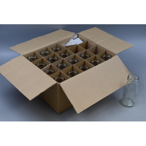 847 - Box of New Glass Storage jars and Lids