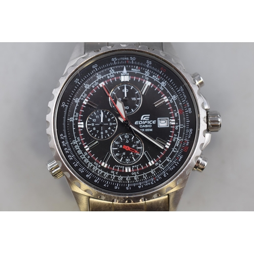 65 - Gents Casio Edifice Chronograph Watch