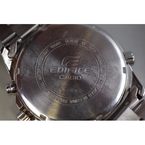 65 - Gents Casio Edifice Chronograph Watch