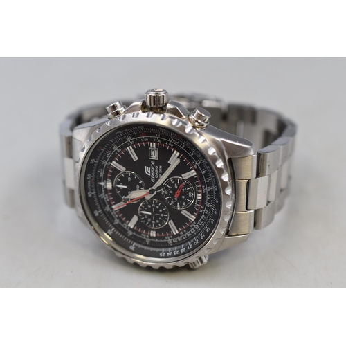 65 - Gents Casio Edifice Chronograph Watch