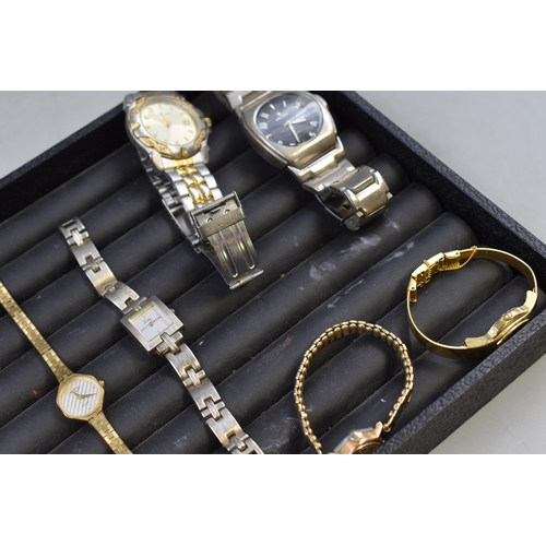 78 - Large Selection of Ladies and Gents Watches various Names and Designs