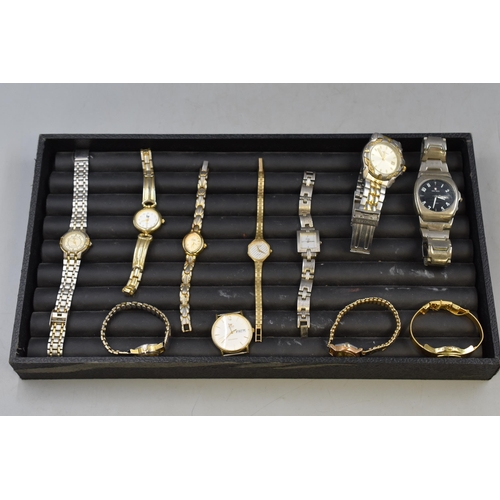 78 - Large Selection of Ladies and Gents Watches various Names and Designs