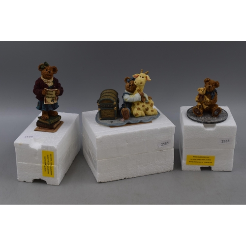 119 - Three Boyds Bears & Friends Figures, Various Trinket Boxes, Sovereign Case and More