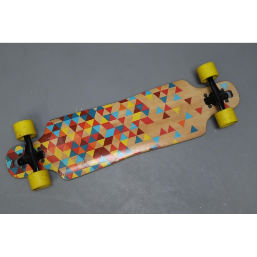 132 - Long Board Skateboard with Polly Carbonate Wheels 32