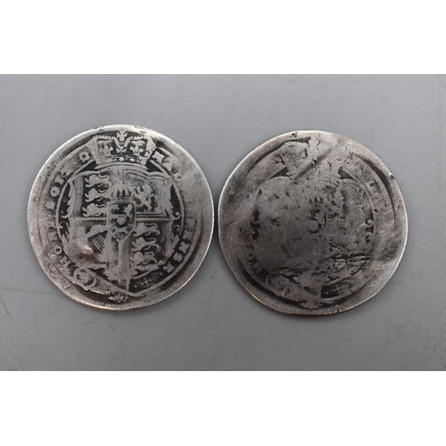 190 - Two George III UK Silver Sixpences. 1816 and 1817