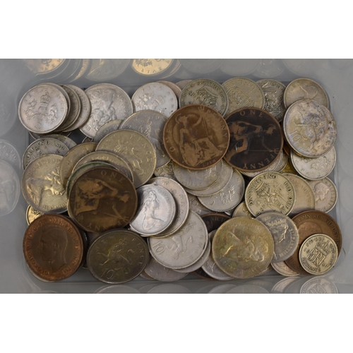 201 - Two Tubs of Assorted UK and Worldwide Coins