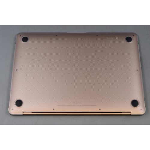 228 - MacBook Air Rose Gold in Case Protector, no charger (Untested, unsure if password protected)