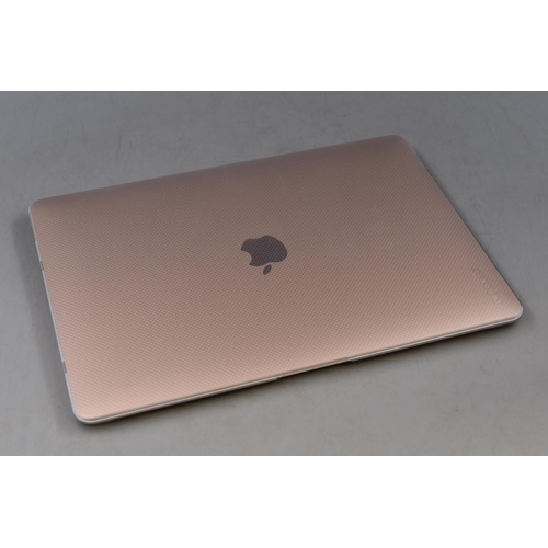 228 - MacBook Air Rose Gold in Case Protector, no charger (Untested, unsure if password protected)