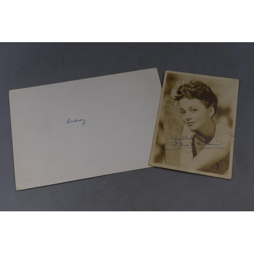 272 - Signed Photograph of Olivia De Haviland