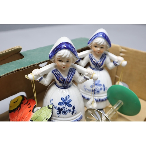 749 - A Box of Assorted Household Ornaments. Includes Pendelfin, Beatrix Potter Figure (AF), Arthur Wood J... 