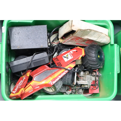 808 - A Large Selection of Radio Controlled Vehicle Parts and Accessories. Includes Servos, Engine Parts, ... 