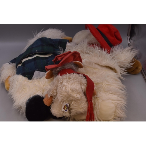 767 - Collection of Three ' Cuddly' Wombles, Orinoco and Uncle Bulgaria, Two Are Hot Water Bottle/ Nightwe... 