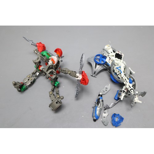 774 - Ten Boxed Lego Bionicles and Four Transformmers