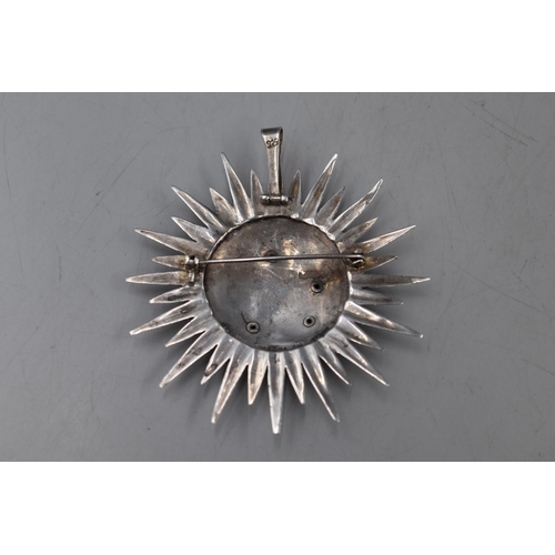 4 - Arte Orfebre Peruvian Silver Pendant / Brooch (3