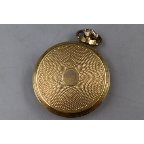 74 - SmithS Open Faced Pocket Watch (Working)