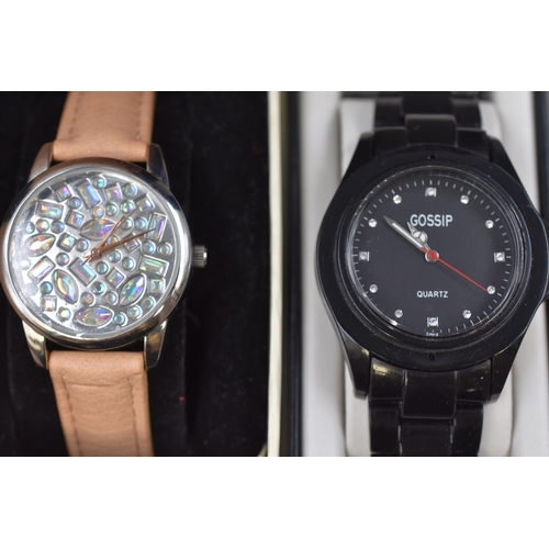 83 - Two Ladies Quartz Watch (New Look and Gossip) both in Original Boxes (Working)