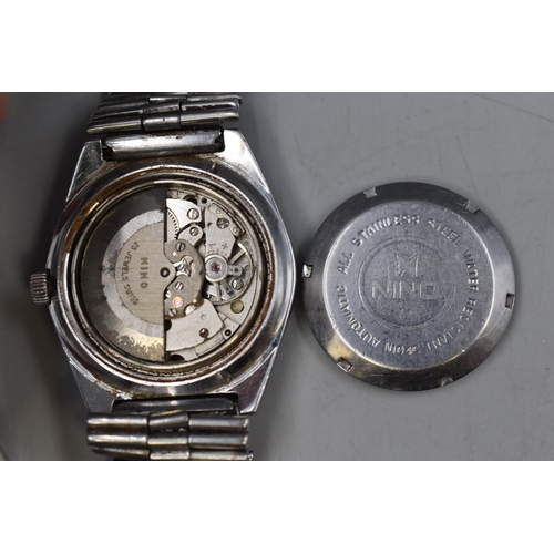 91 - Favre Leuba Automatic Day / Date Watch Head and a Nino 5 Automatic