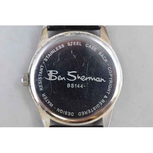 103 - Ben Sherman Large Dial Watch (Working)