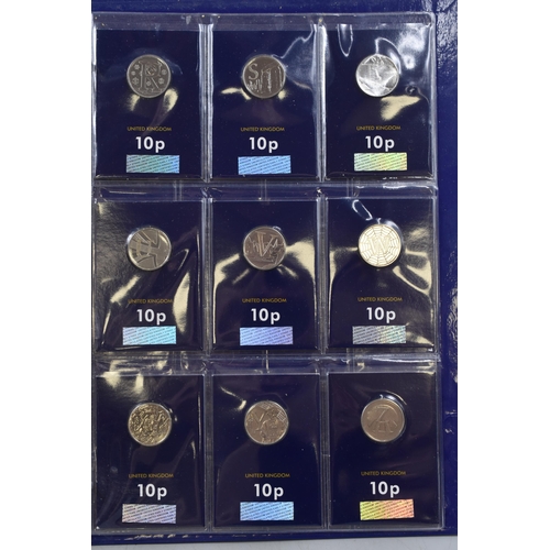 149 - Change Checker Folder Containing The Complete Set of A to Z Uncirculated 10p Coins