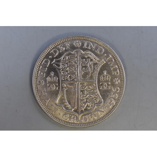 162 - George V Silver 1936 Half Crown