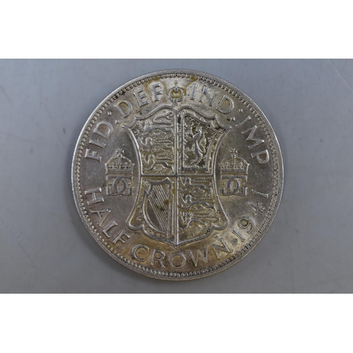 167 - George VI 1941 Silver Half Crown