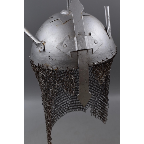 256 - Re-enactment Chainmail Helmet