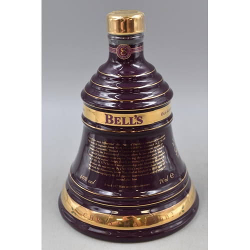 448 - Two Commemorative Christmas Bell Decanters of Bell’s Extra Special Scotch Whisky. Includes 200... 