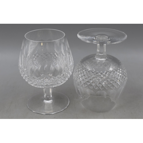 294 - Set of 6 Waterford Crystal Brandy Glasses