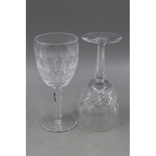 297 - Set of 6 Waterford Crystal Colleen Wine Glasses