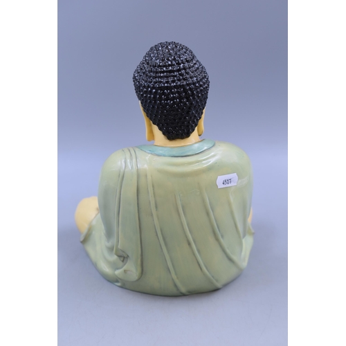 319 - Large Heavy Figure of Seated Buddha (12