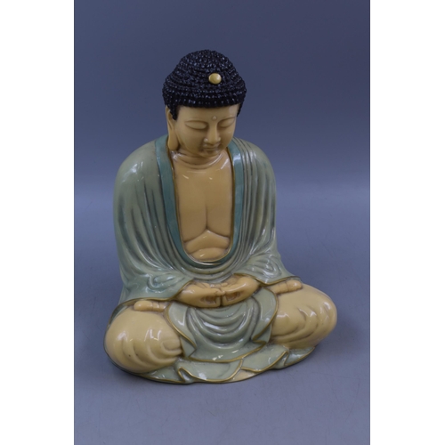 319 - Large Heavy Figure of Seated Buddha (12