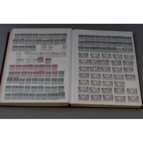 505 - Edelweis Stock Book Containing a Various Selection of Canadian Stamps