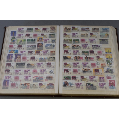 513 - Two Stamp Books Containing Various Australian Stamps on Paper