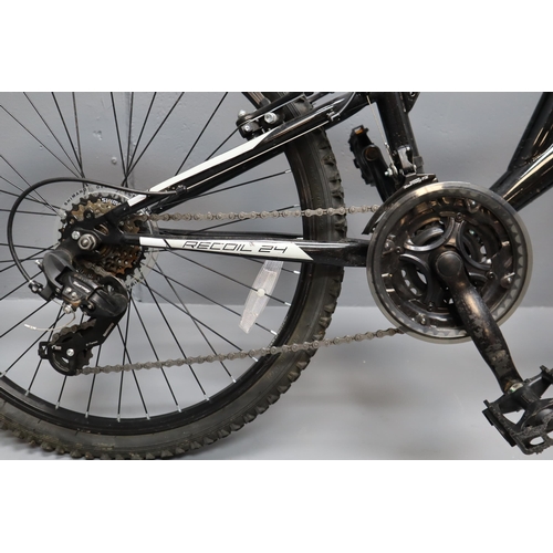 671 - Muddyfox 18 Speed Teens Mountain Bike with Front and rear Suspension