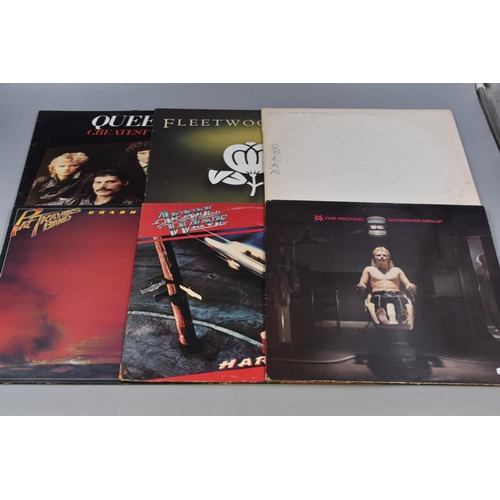 520 - Collection of Six Pre-Owned Rock Vinyl LP's to Include, Michael Schenker Group, April Wine,( Harder.... 