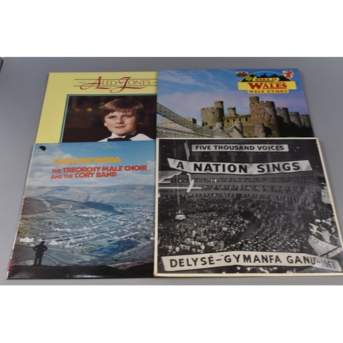 521 - Collection Of Various Welsh Vinyl LP's ( Pre-Owned)