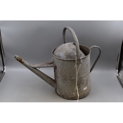 719 - Vintage Galvanised Bucket and Watering Can