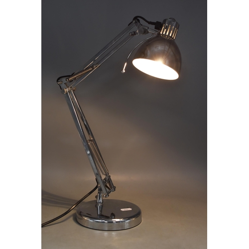 748 - Industrial Anglepoise Lamp (Powers On When Tested) Approx 21