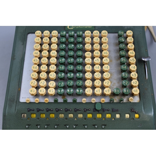 604 - Felt & Tarrant Comptometer electric calculating machine, With Case. Powers on When Tested