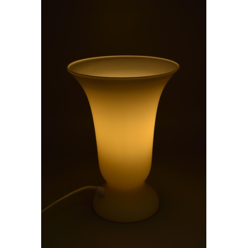 750 - Cream uplighter table/bedside lamp, working when tested